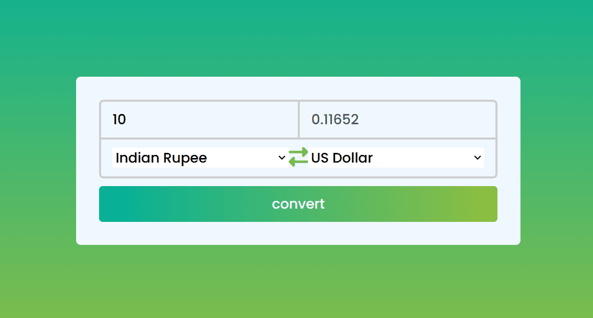 Currency Exchange Rate Application